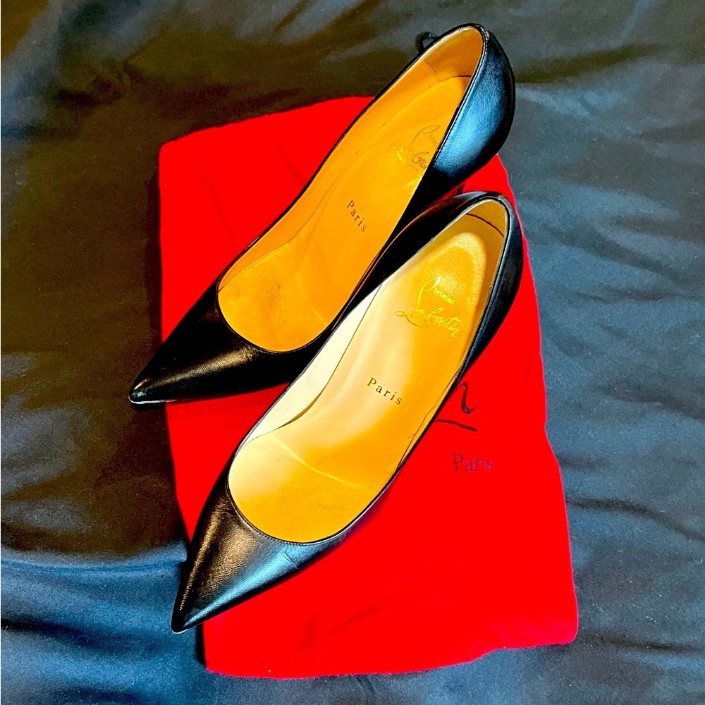 Christian Louboutin black heels